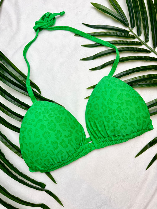 Leopard Verde Top