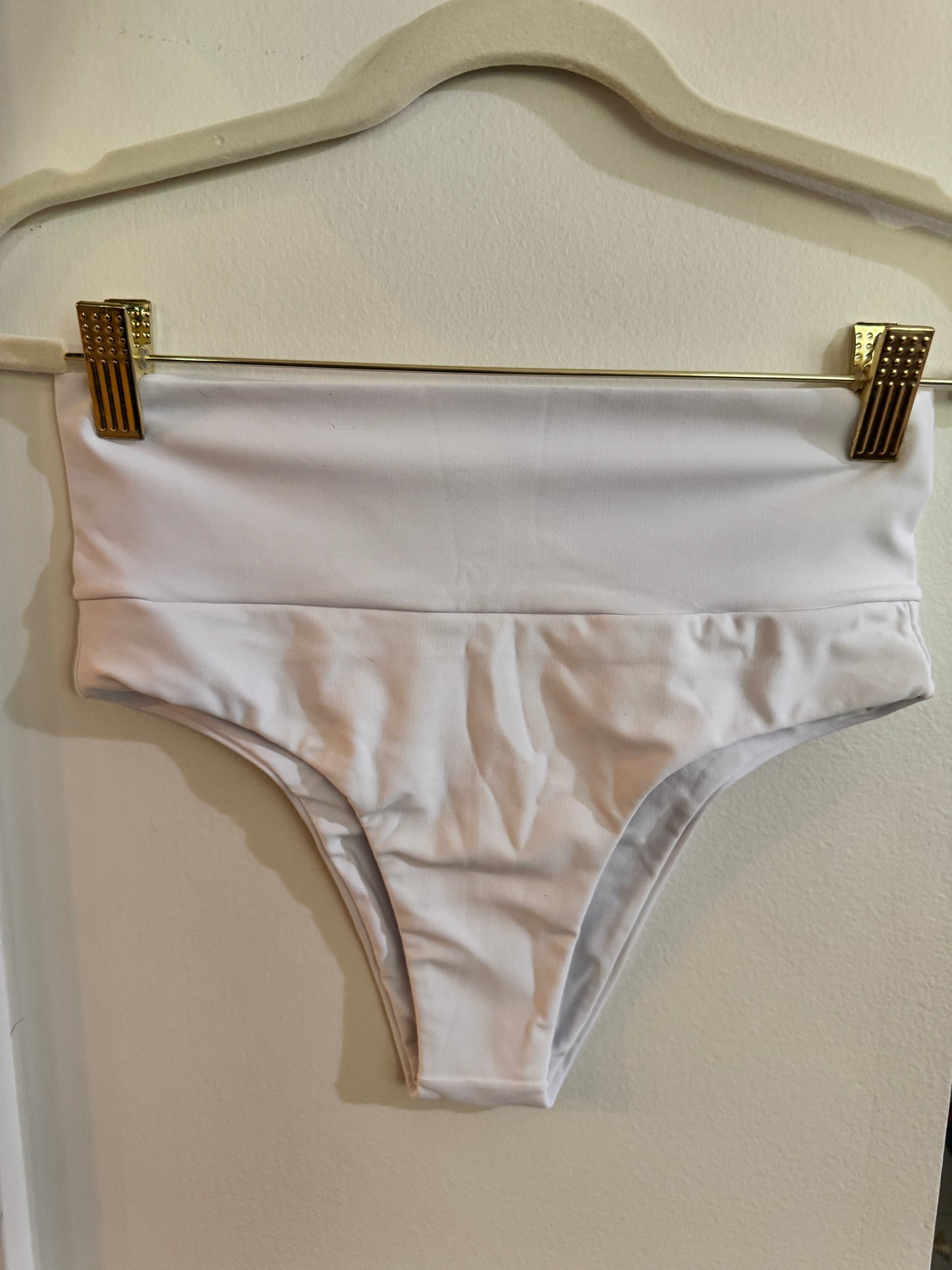 White High rise bottoms