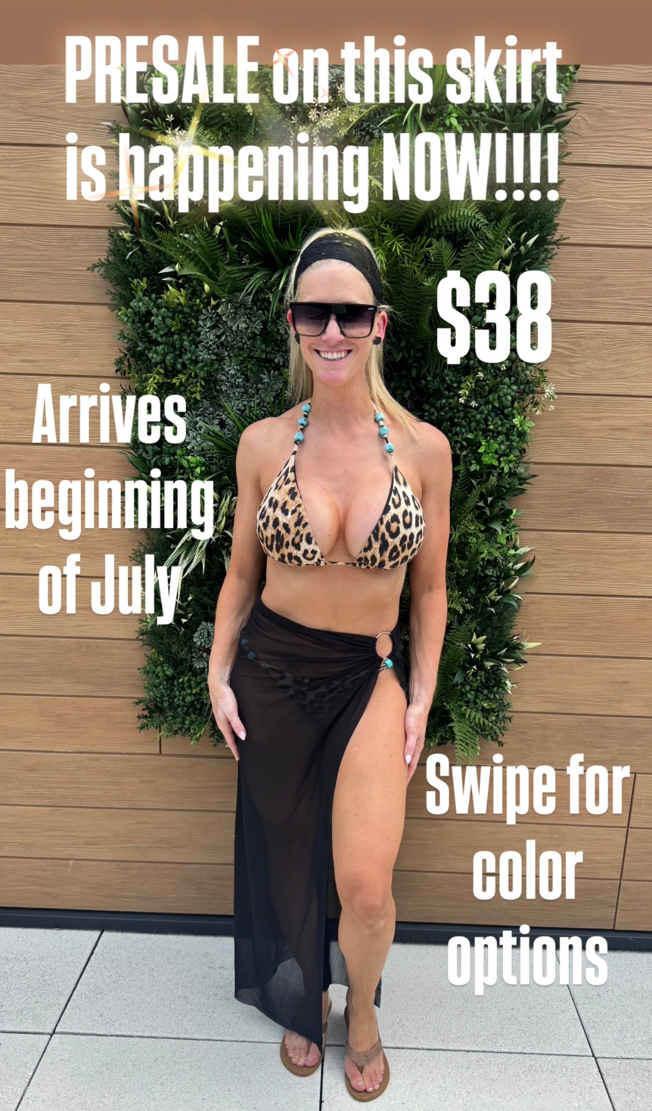 Sheer skirt cover up