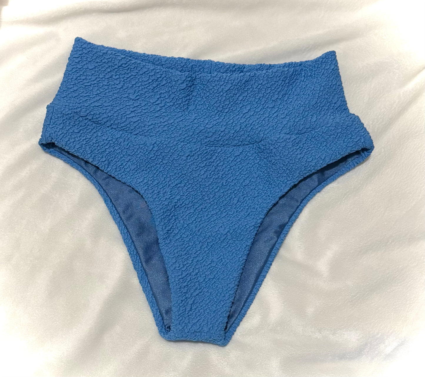 Baby blue high-rise bottoms